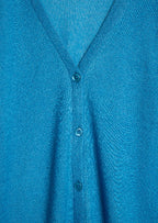 100% Cashmere V-Neck Cardigan — Classic Luxury with Custom Fit & Embroidery