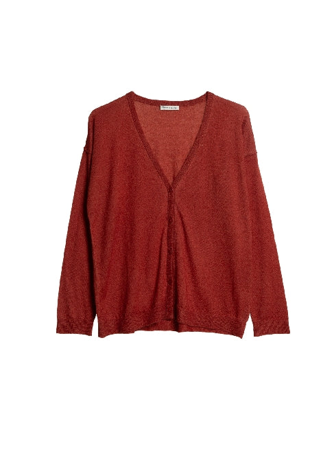 100% Cashmere V-Neck Cardigan — Classic Luxury with Custom Fit & Embroidery