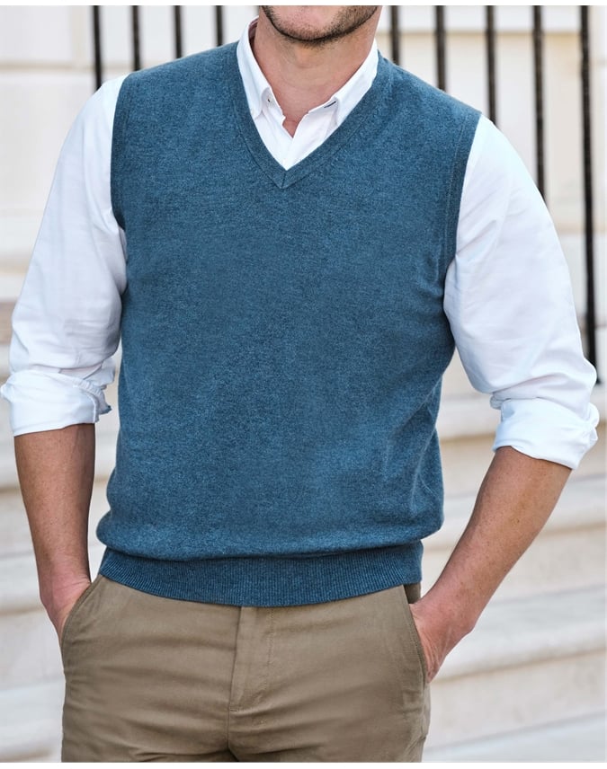 Mens Cashmere Vest