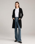 Long Sweater Cardigan Women 100% Pure Cashmere Cardigan with Pockets Cashmere Cardigans for Women