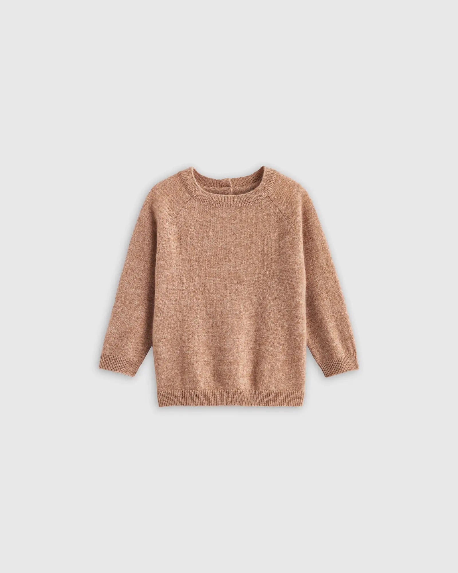 Washable 100% Cashmere Crewneck — Kids’ Ultra-Soft Sweater