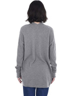 Lightweight Open Front Cardigan 100% Pure Cashmere Long Sleeve Sweater for Women
