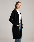 Long Sweater Cardigan Women 100% Pure Cashmere Cardigan with Pockets Cashmere Cardigans for Women