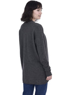 Lightweight Open Front Cardigan 100% Pure Cashmere Long Sleeve Sweater for Women