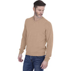 Men’s Basic V-Neck Sweater 100% Pure Cashmere Long Sleeve Classic Pullover