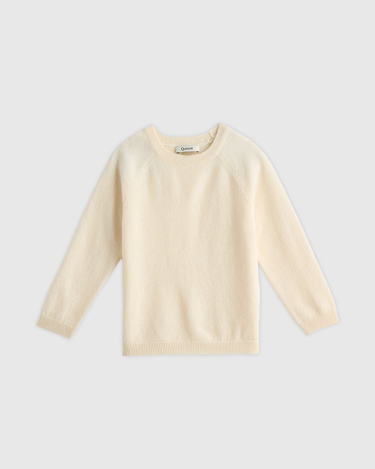 Washable 100% Cashmere Crewneck — Kids’ Ultra-Soft Sweater