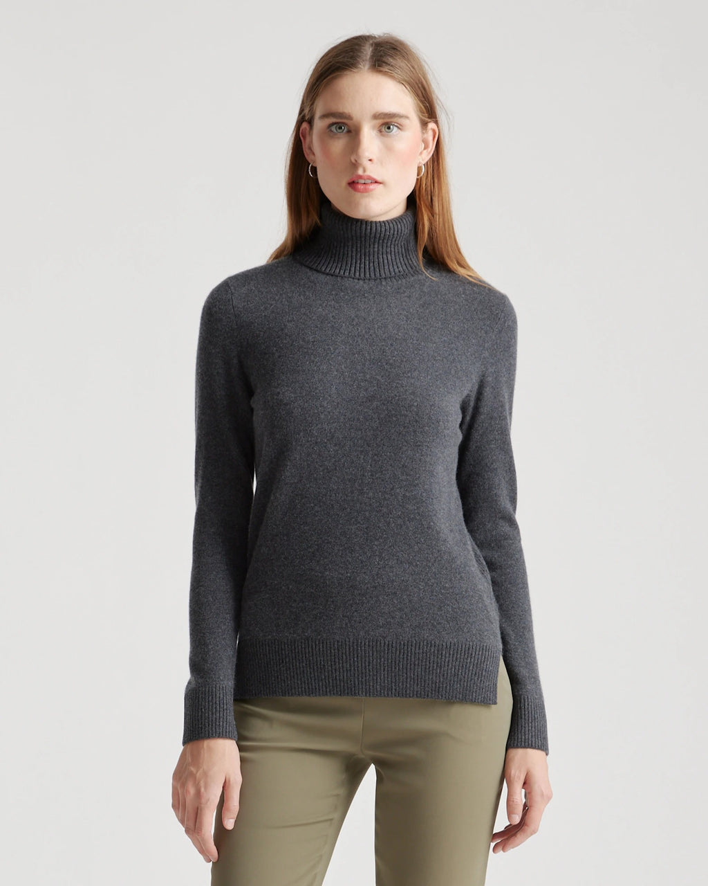 Super Luxe Cashmere Turtleneck Sweater — 100% Pure Cashmere, Timeless Luxury