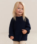 Kids’ 100% Cashmere Fisherman Sweater&nbsp