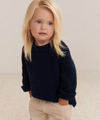 Kids’ 100% Cashmere Fisherman Sweater&nbsp