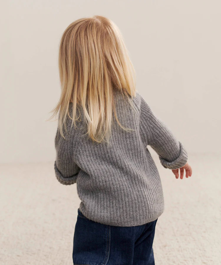 Kids’ 100% Cashmere Fisherman Sweater&nbsp