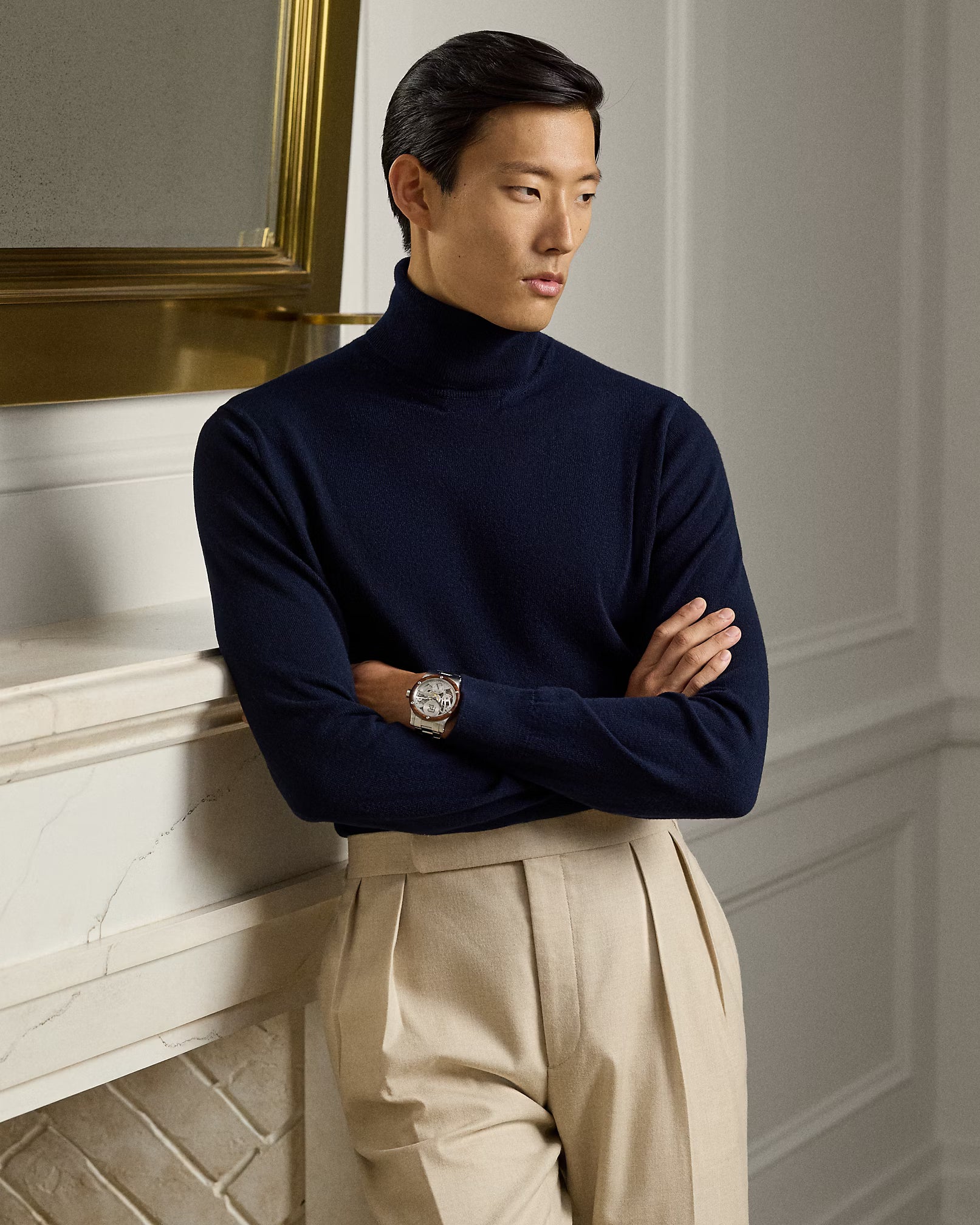Supreme Cashmere Turtleneck Sweater — 100% Cashmere , Custom Fit & Personalized Embroidery