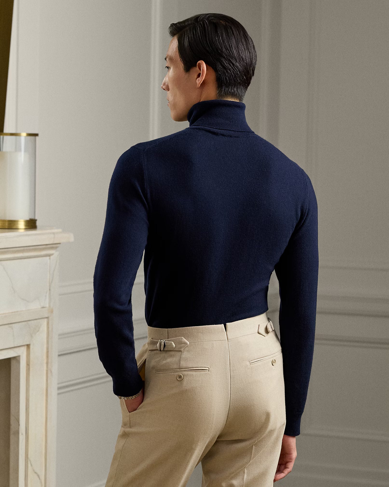 Supreme Cashmere Turtleneck Sweater — 100% Cashmere , Custom Fit & Personalized Embroidery