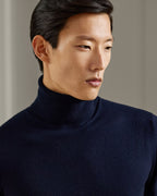Supreme Cashmere Turtleneck Sweater — 100% Cashmere , Custom Fit & Personalized Embroidery