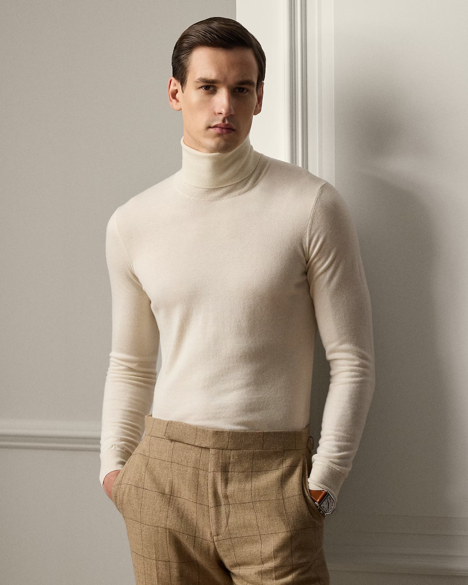 Supreme Cashmere Turtleneck Sweater — 100% Cashmere , Custom Fit & Personalized Embroidery