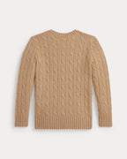 Iconic Cable-Knit 100% Cashmere Sweater — Timeless Kids’ Cable Pullover