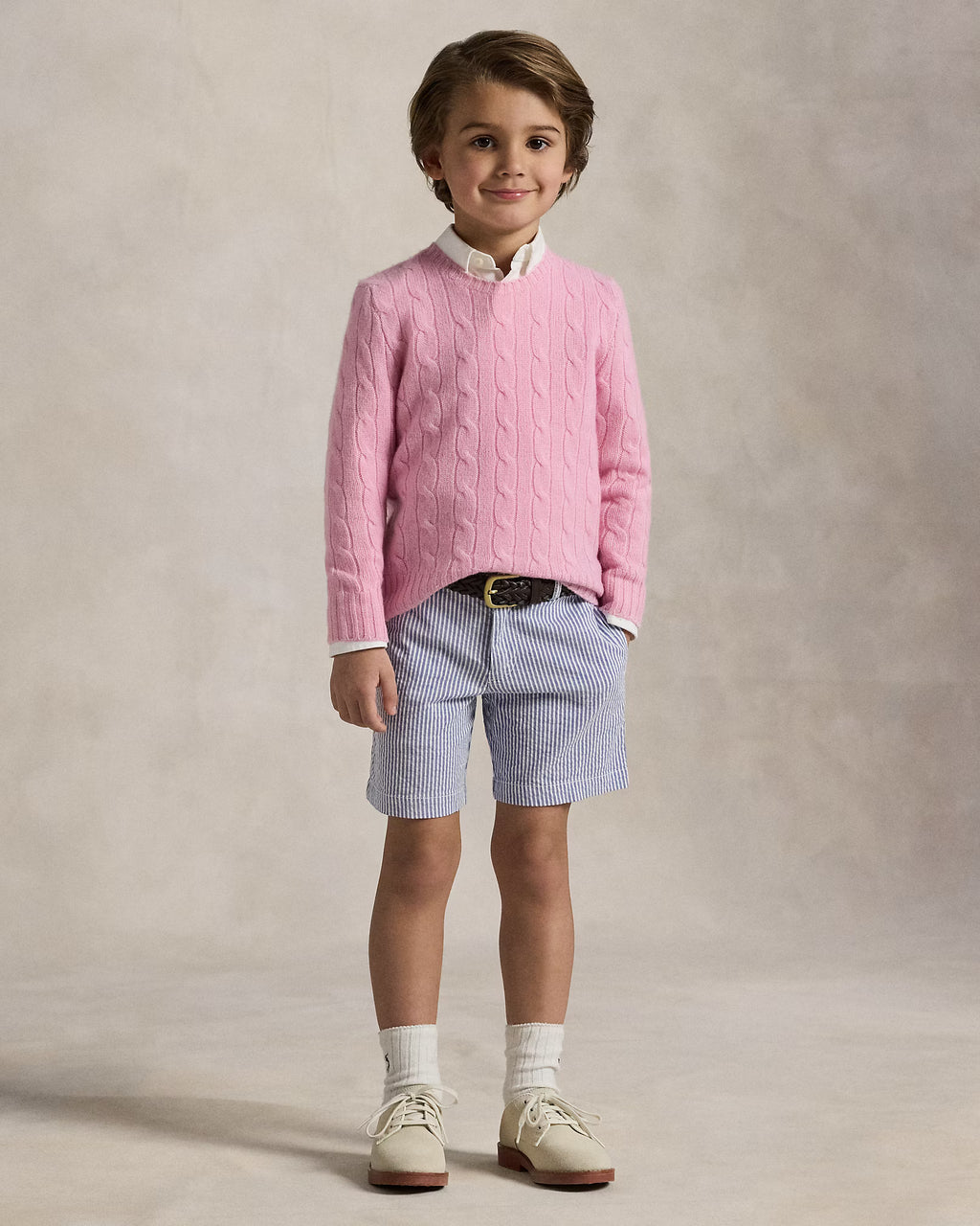 Iconic Cable-Knit 100% Cashmere Sweater — Timeless Kids’ Cable Pullover