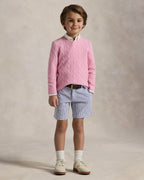 Iconic Cable-Knit 100% Cashmere Sweater — Timeless Kids’ Cable Pullover