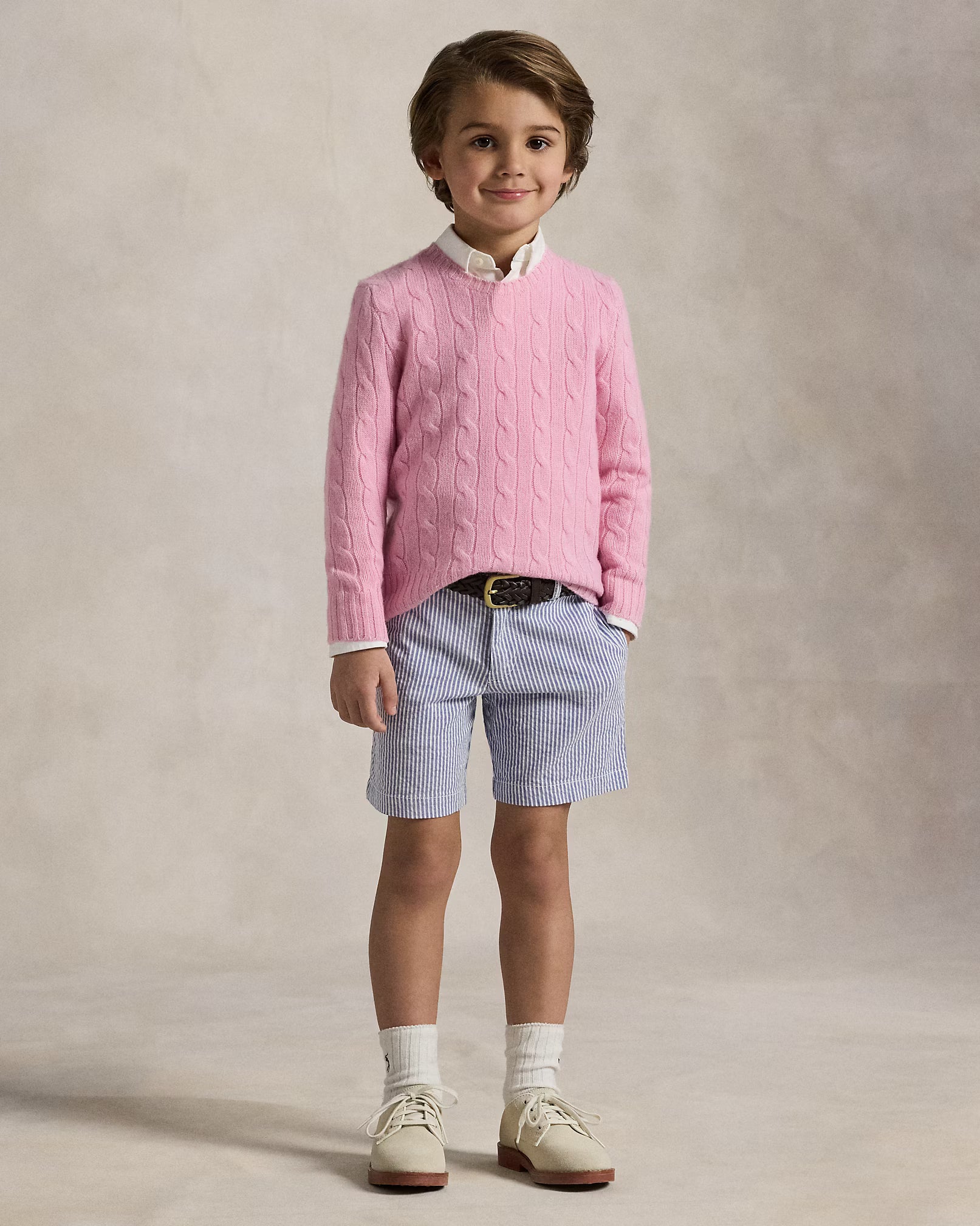 Iconic Cable-Knit 100% Cashmere Sweater — Timeless Kids’ Cable Pullover