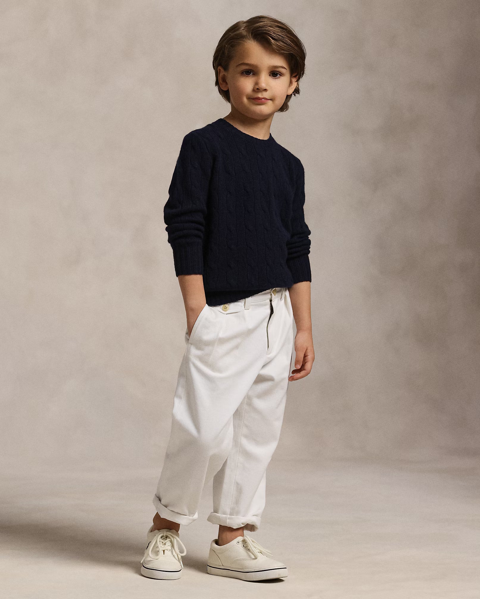 Iconic Cable-Knit 100% Cashmere Sweater — Timeless Kids’ Cable Pullover