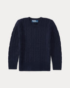 Iconic Cable-Knit 100% Cashmere Sweater — Timeless Kids’ Cable Pullover