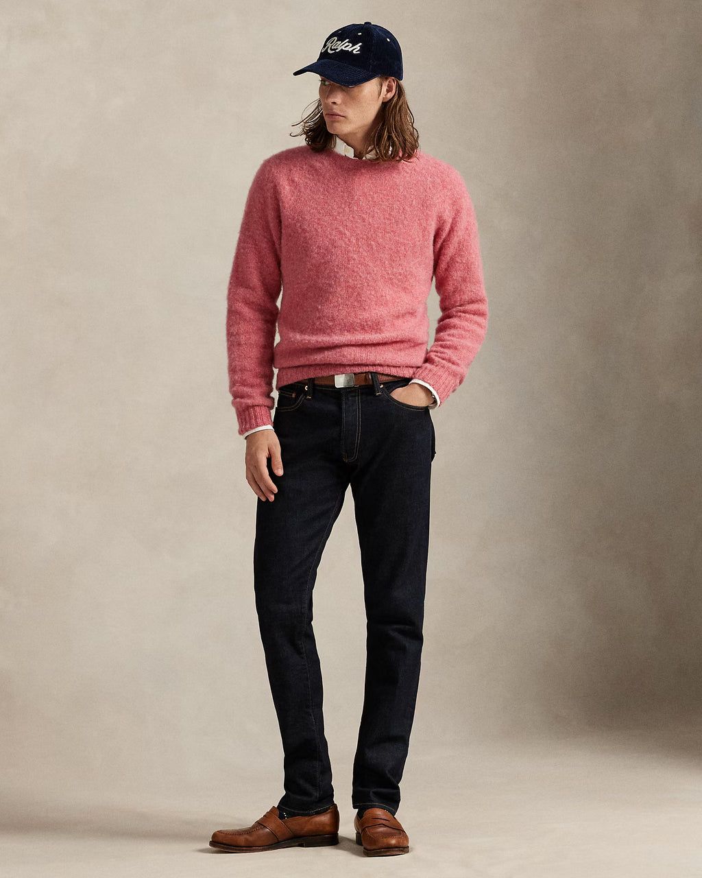 Classic Cashmere Crewneck Sweater — 100% Premium Cashmere, Custom Fit & Personalized Embroidery