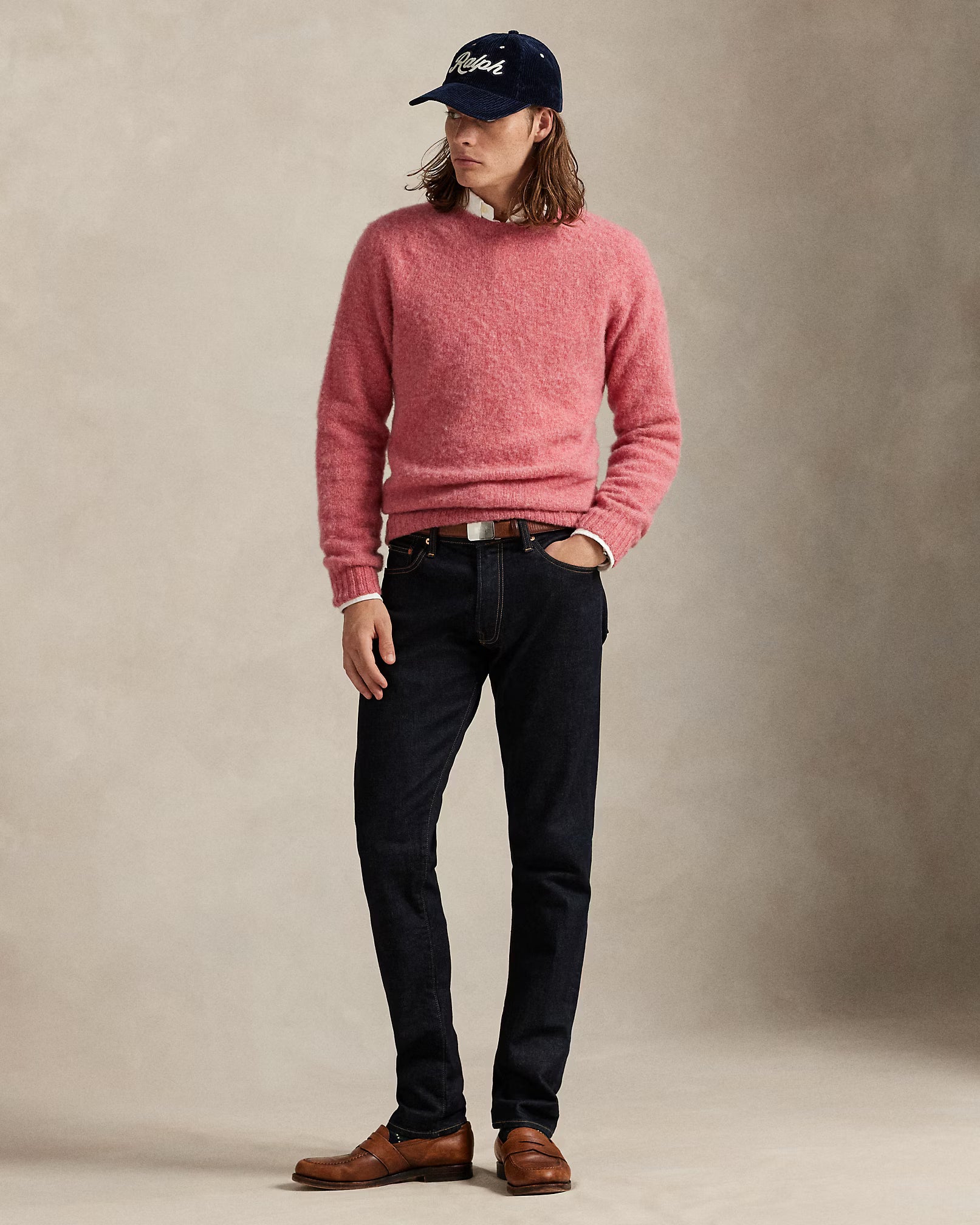 Classic Cashmere Crewneck Sweater — 100% Premium Cashmere, Custom Fit & Personalized Embroidery