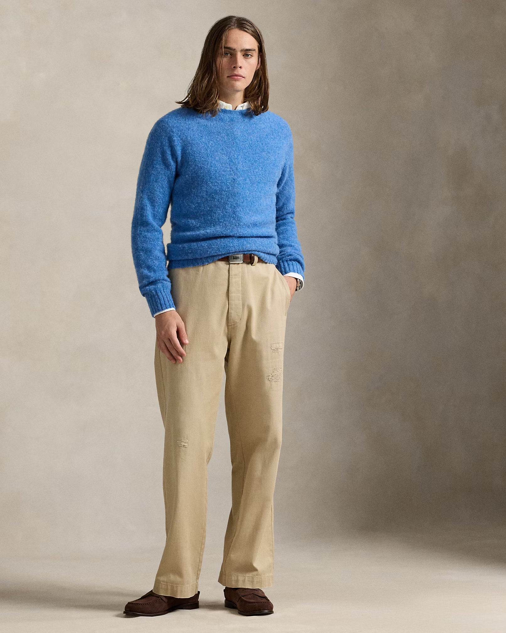Classic Cashmere Crewneck Sweater — 100% Premium Cashmere, Custom Fit & Personalized Embroidery