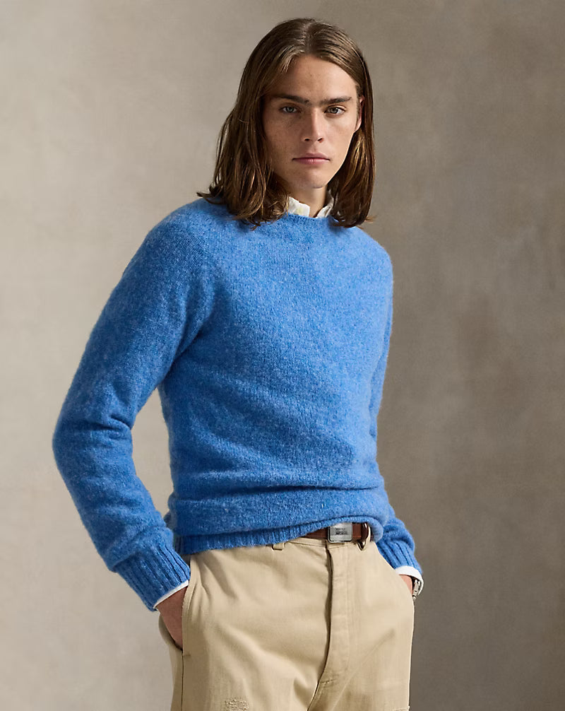 Classic Cashmere Crewneck Sweater — 100% Premium Cashmere, Custom Fit & Personalized Embroidery