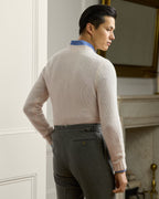 Flag Cashmere Crewneck Sweater — 100% Cashmere, Custom Fit & Personalized Embroidery
