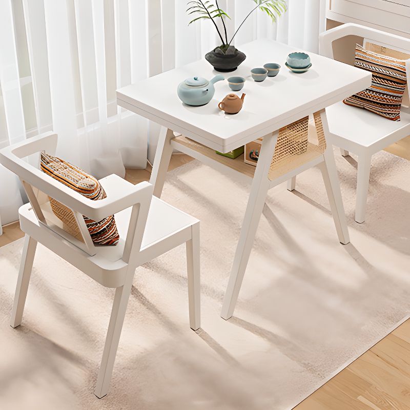 Square Dining Room Table with 2 Chairs - Image 5