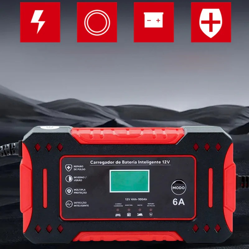 🛵🔋smart battery charger for car & motorcycle