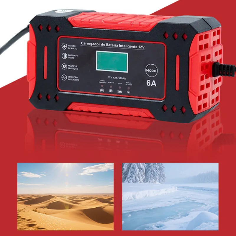 🛵🔋smart battery charger for car & motorcycle