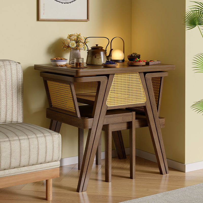 Square Dining Room Table with 2 Chairs - Image 6