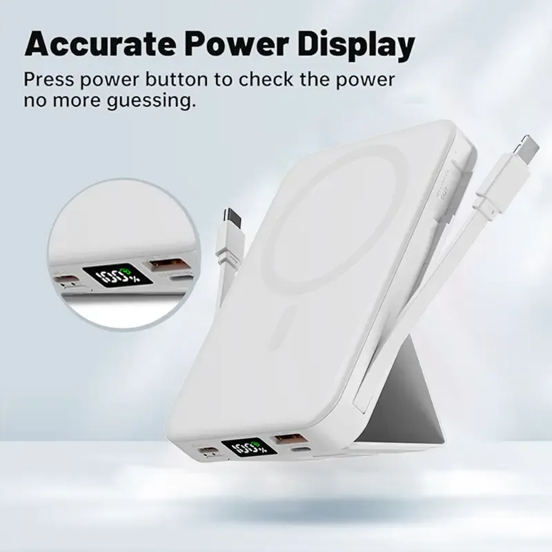 magnetic wireless power bank 10000mah