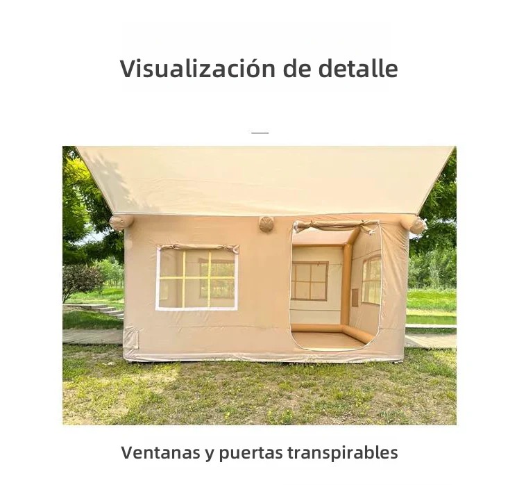 Waterproof Light Weight Oxford Cloth Automatic Inflatable Tent With Camping Equipment - Image 6