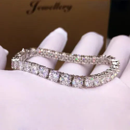 🔥🎁sparkling moissanite bracelet❤️
