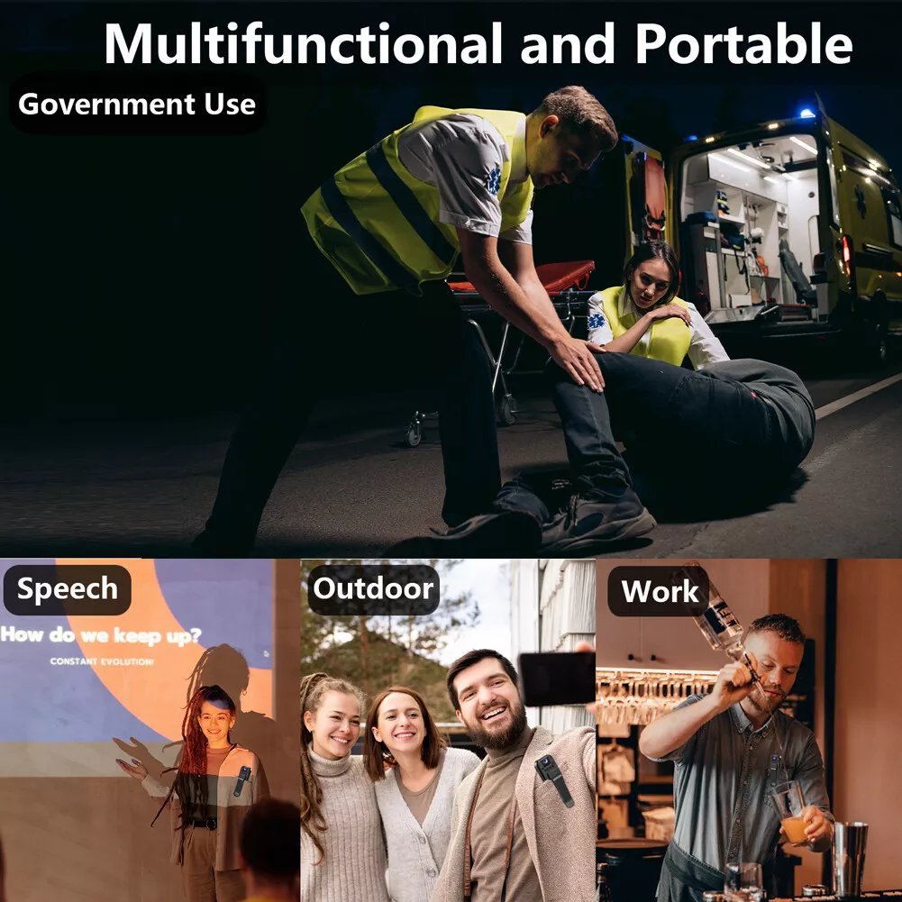 1080P HD Mini Camera with PIR Motion Detection | Portable Body Camera for Security, Travel, and Personal Use - Image 5