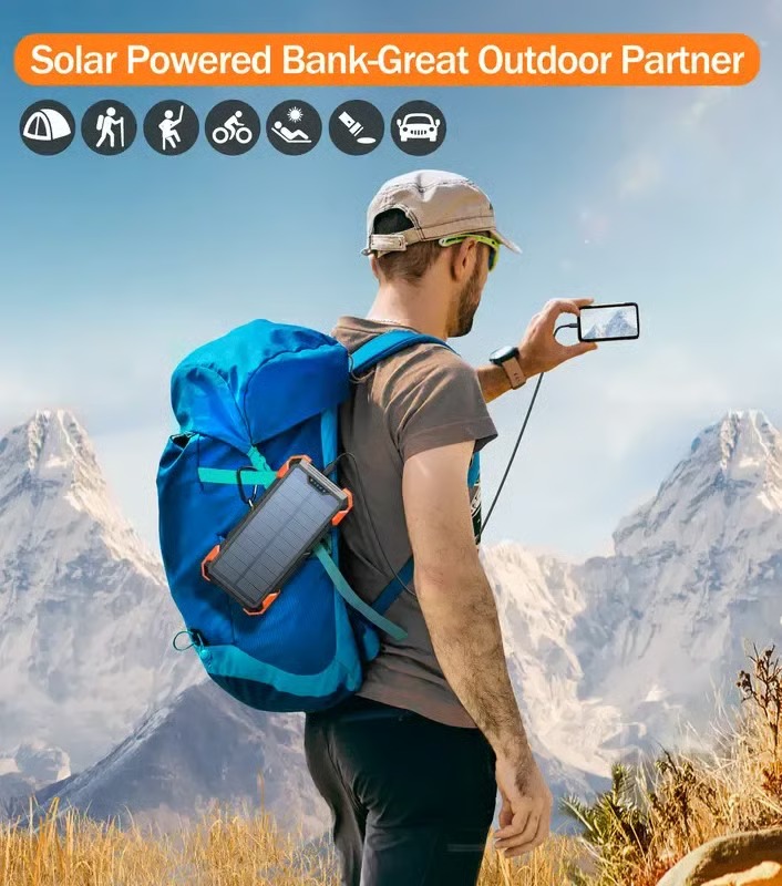 🔥solar charger power bank ⚡solar power bank