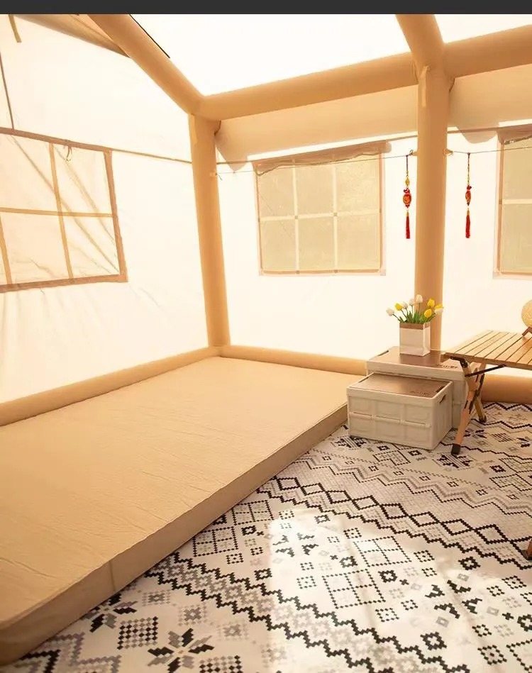 Waterproof Light Weight Oxford Cloth Automatic Inflatable Tent With Camping Equipment - Image 8