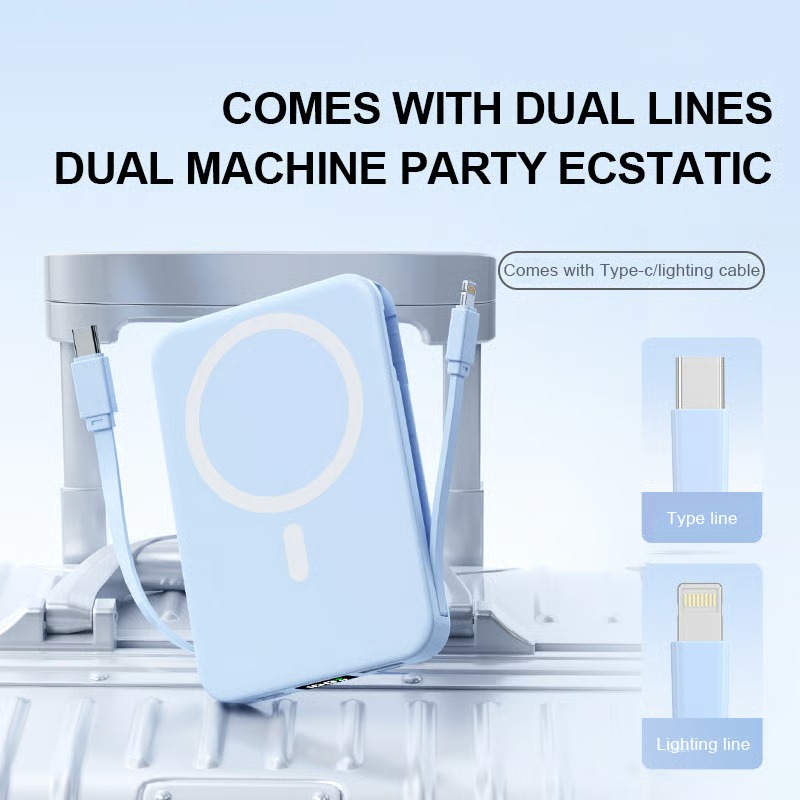 magnetic wireless power bank 10000mah