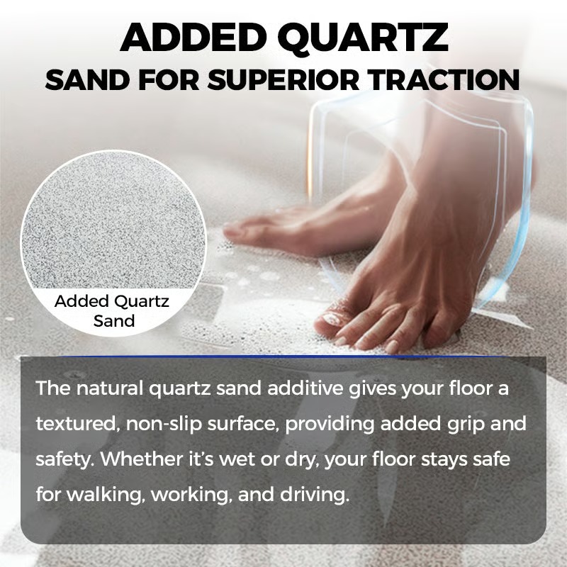 ✨high gloss marble finish epoxy floor coating