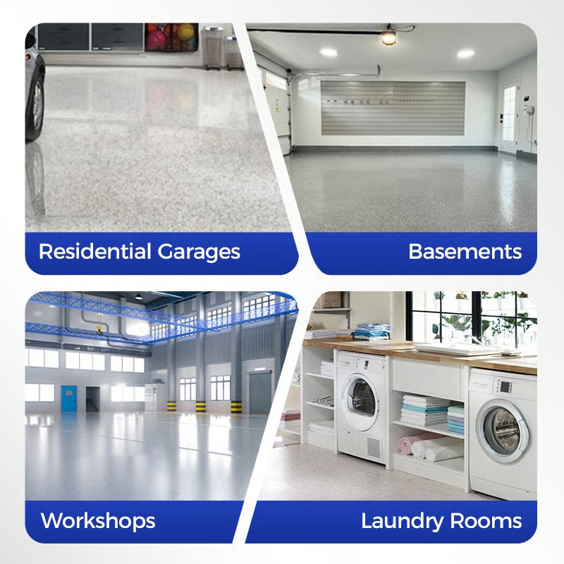 ✨high gloss marble finish epoxy floor coating
