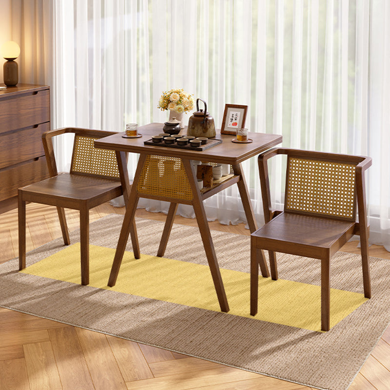 Square Dining Room Table with 2 Chairs - Image 2